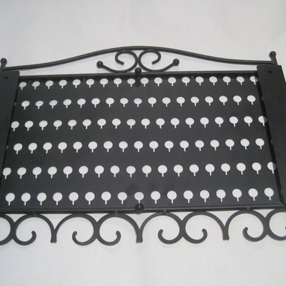 Mango Steam Black Wall Mounted Jewelry & Earring Display Hanger Hooks Organizer